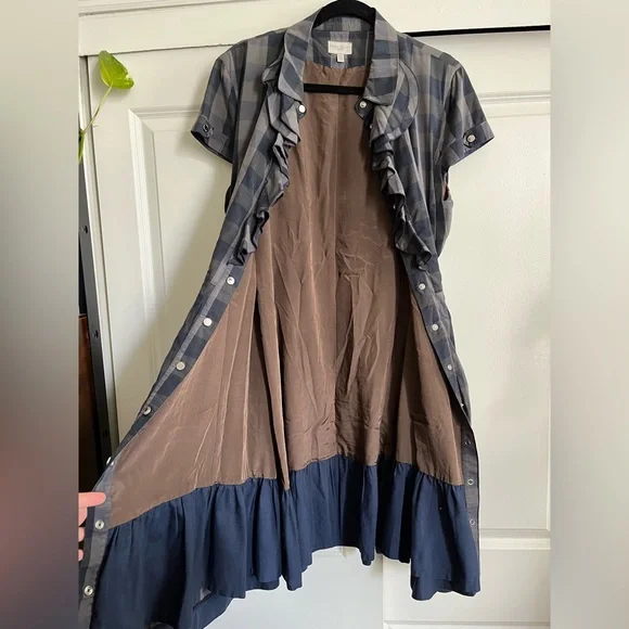 Vintage Karen Millen Plaid Dress with Belt - Picture 8 of 14